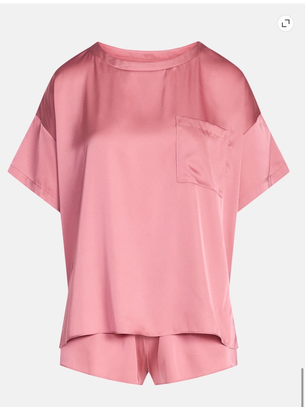 Joyspun Pink Satin Pajama Set XS NWT 2-Piece Lounge Sleepwear